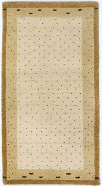 Gabbeh Teppich - Indus 136 x 72 cm - beige