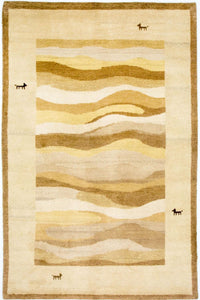 Gabbeh Teppich - Indus 203 x 140 cm - mehrfarbig