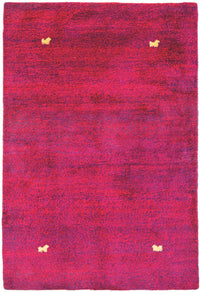 Gabbeh Teppich - Indus 205 x 140 cm - rosa