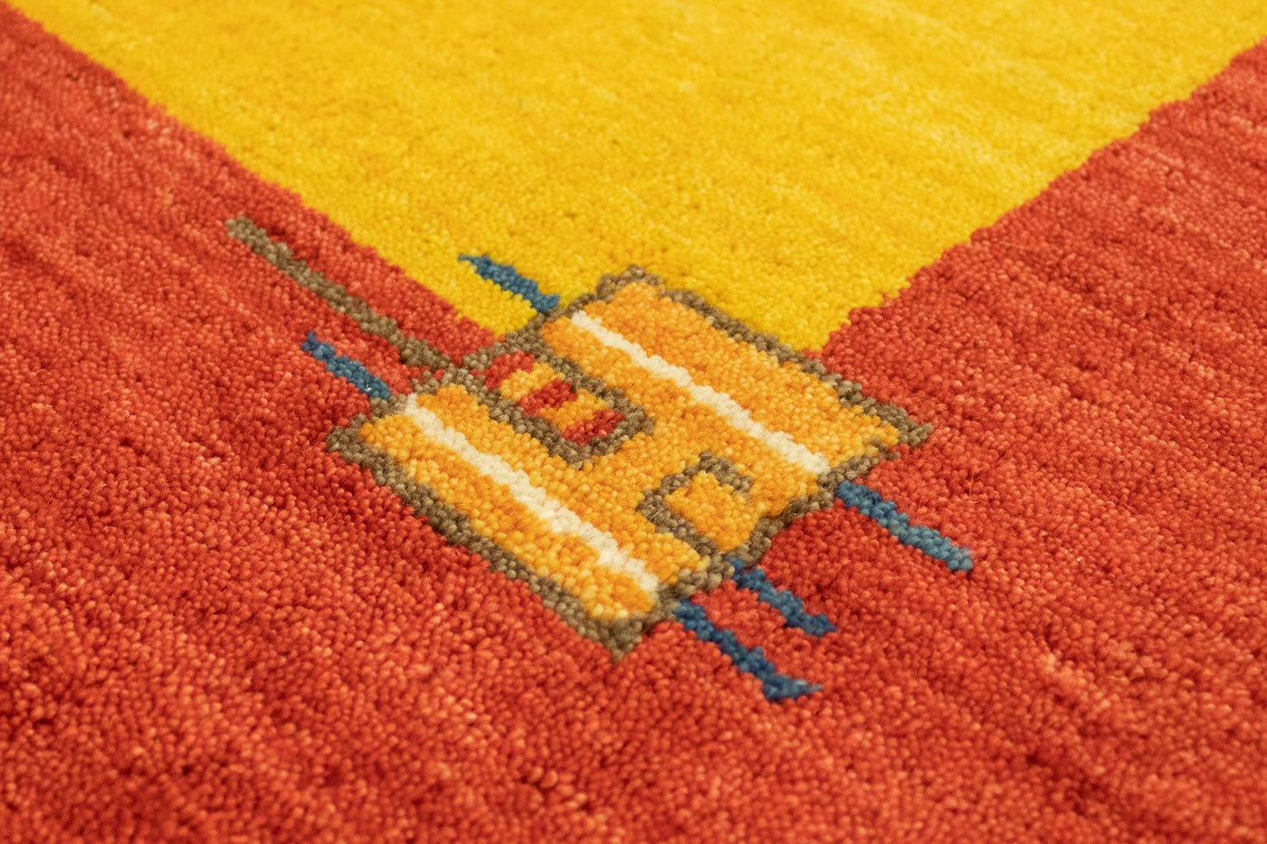 Gabbeh Teppich Indus - Wollteppich