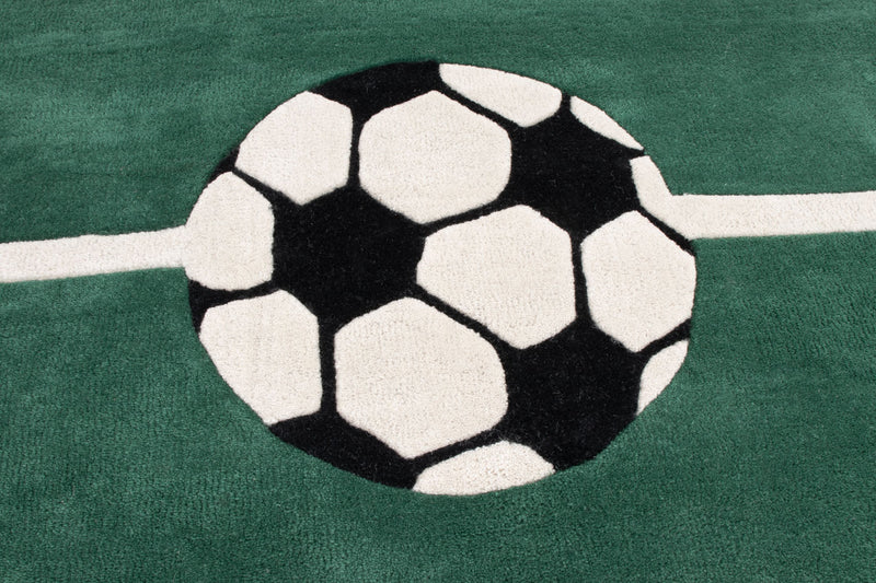 Kinderteppich Fußballfeld