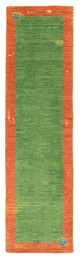 Gabbeh Teppich - Indus 80 x 200 cm - grün