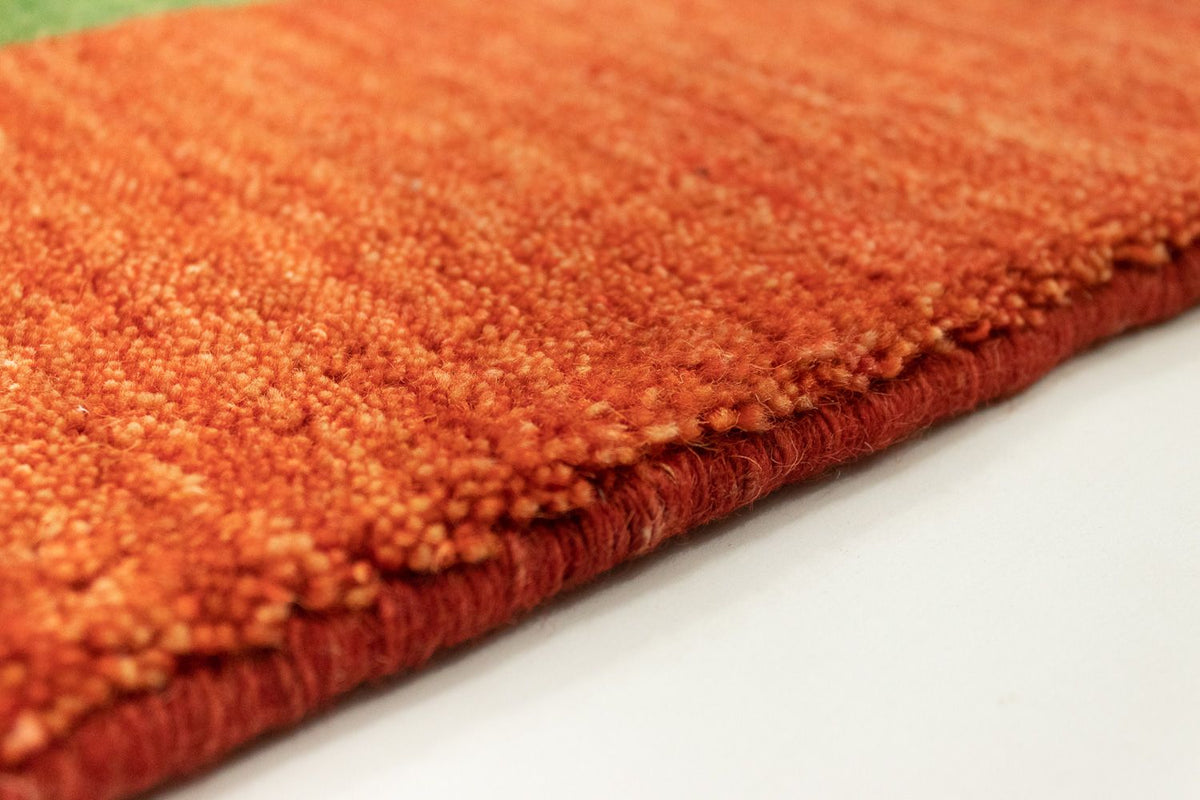 Gabbeh Teppich - Indus 80 x 200 cm - grün