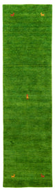 Gabbeh Teppich - Indus 200 x 80 cm - grün