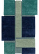 Wollteppich sonderform  - 158 x 235 cm - mehrfarbig