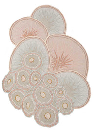 Wollteppich sonderform  - 240 x 180 cm - beige