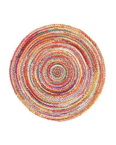 Juteteppich ML-Indigostripy