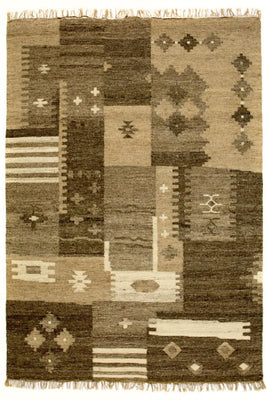 Kelim Teppich - Trendy 200 x 140 cm - mehrfarbig