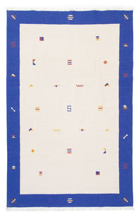 Kelim Teppich - Trendy 300 x 200 cm - beige