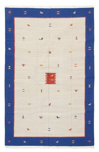 Kelim Teppich - Trendy 300 x 200 cm - beige