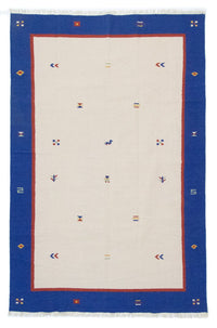 Kelim Teppich - Trendy 300 x 200 cm - beige