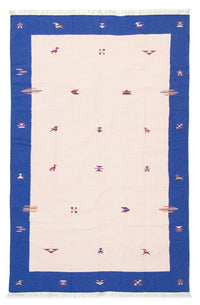 Kelim Teppich - Trendy 300 x 200 cm - beige