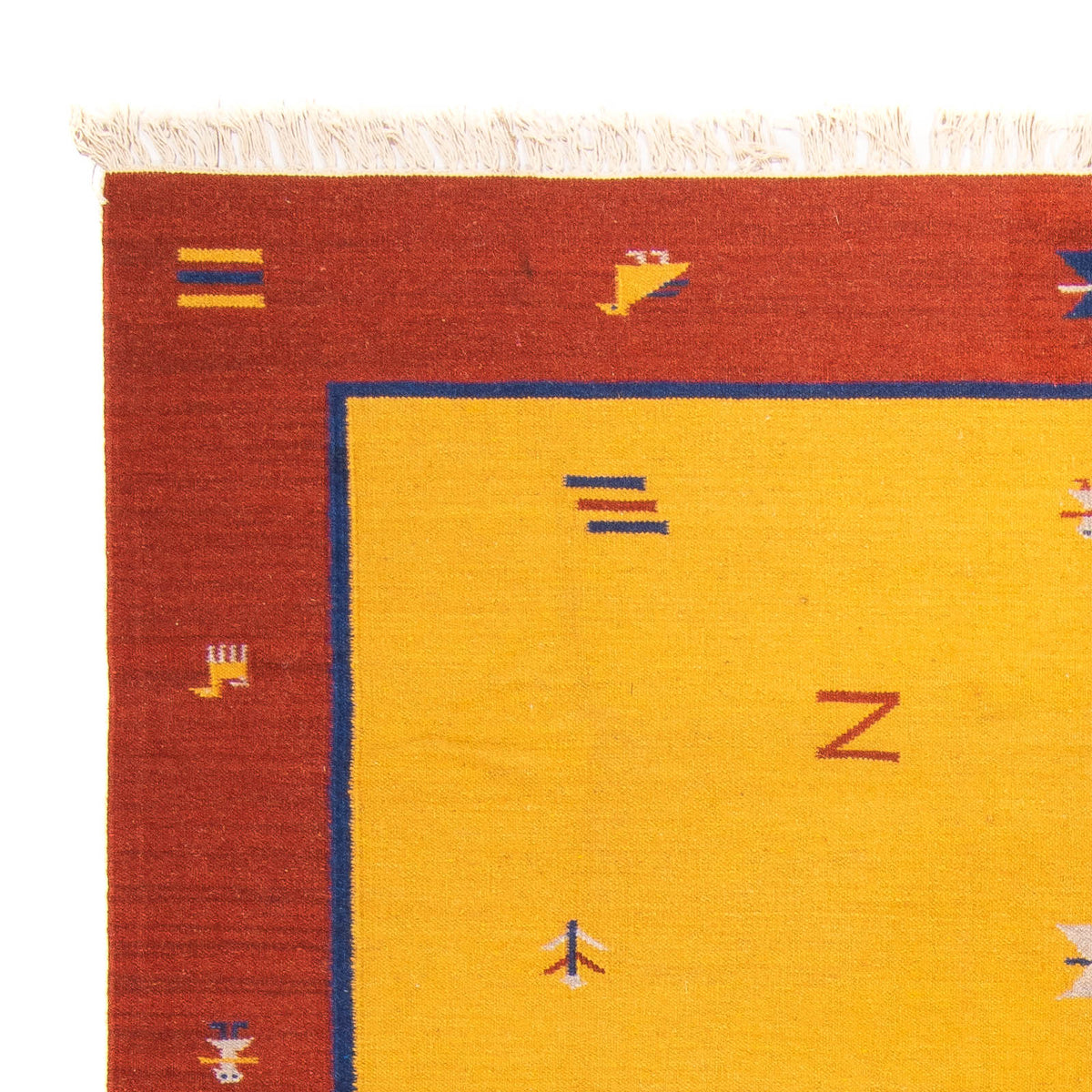 Kelim Teppich - Trendy 240 x 170 cm - gold