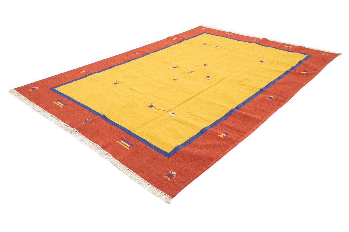 Kelim Teppich - Trendy 200 x 300 cm - gelb