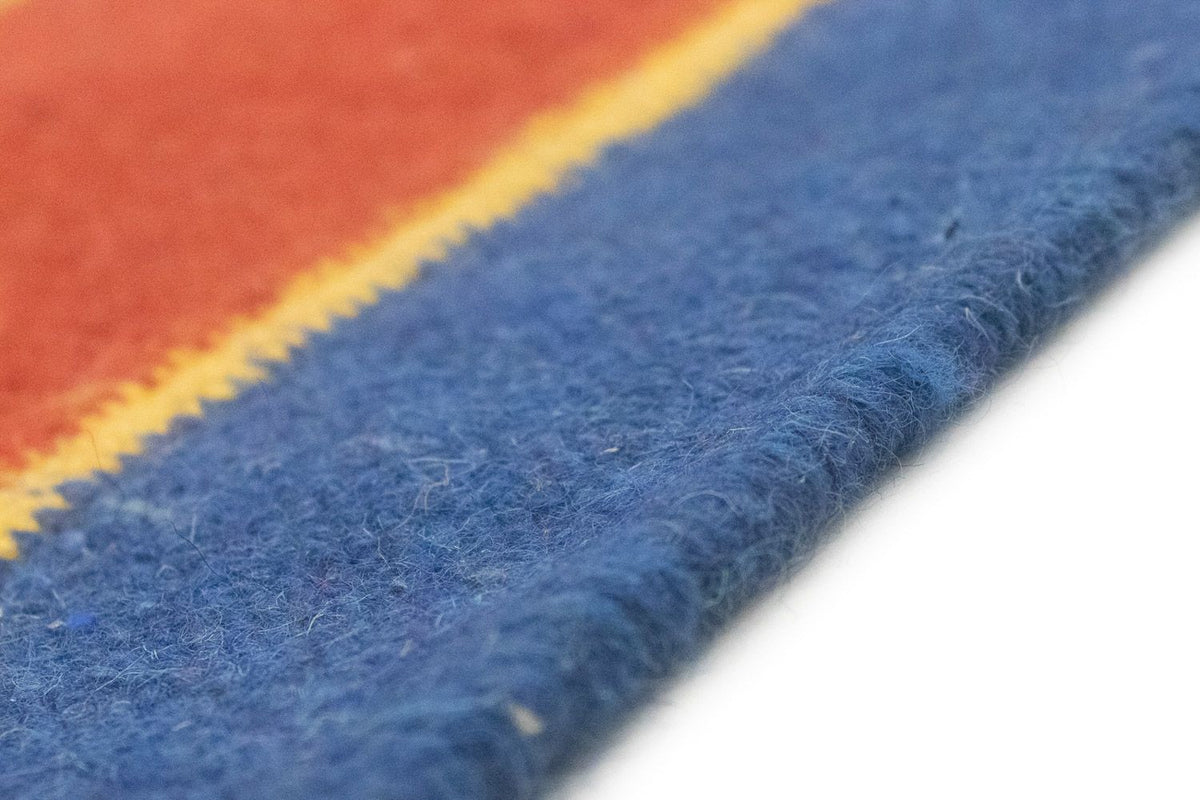 Kelim Teppich - Trendy 140 x 200 cm - blau