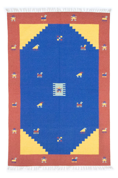 Kelim Modern Teppich 140x200cm