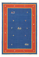 Kelim Teppich - Trendy 300 x 200 cm - blau