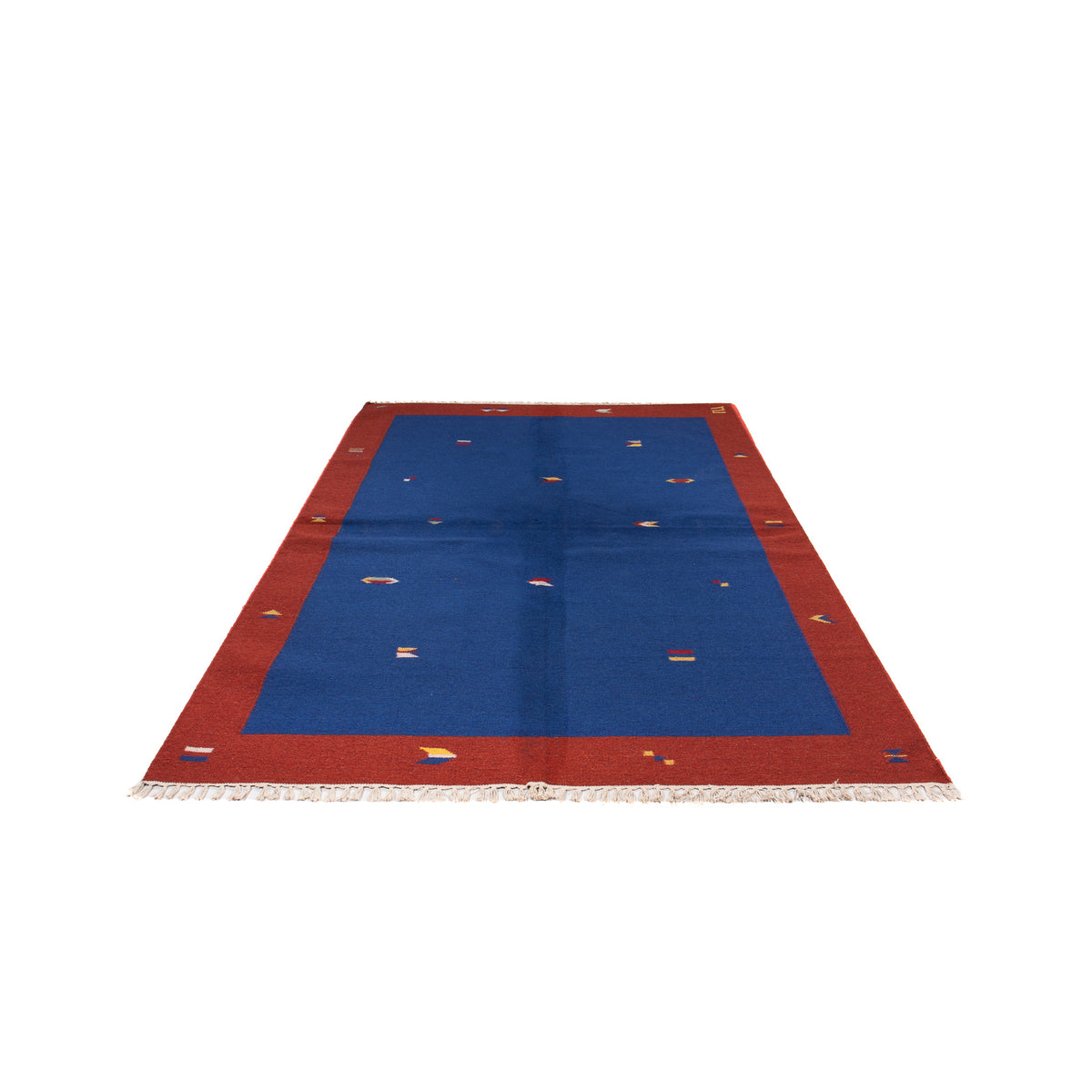 Kelim Teppich - Trendy 240 x 170 cm - dunkelblau