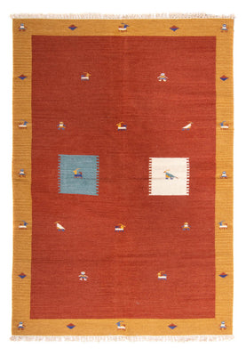 Kelim Teppich - Trendy 240 x 170 cm - dunkelrot