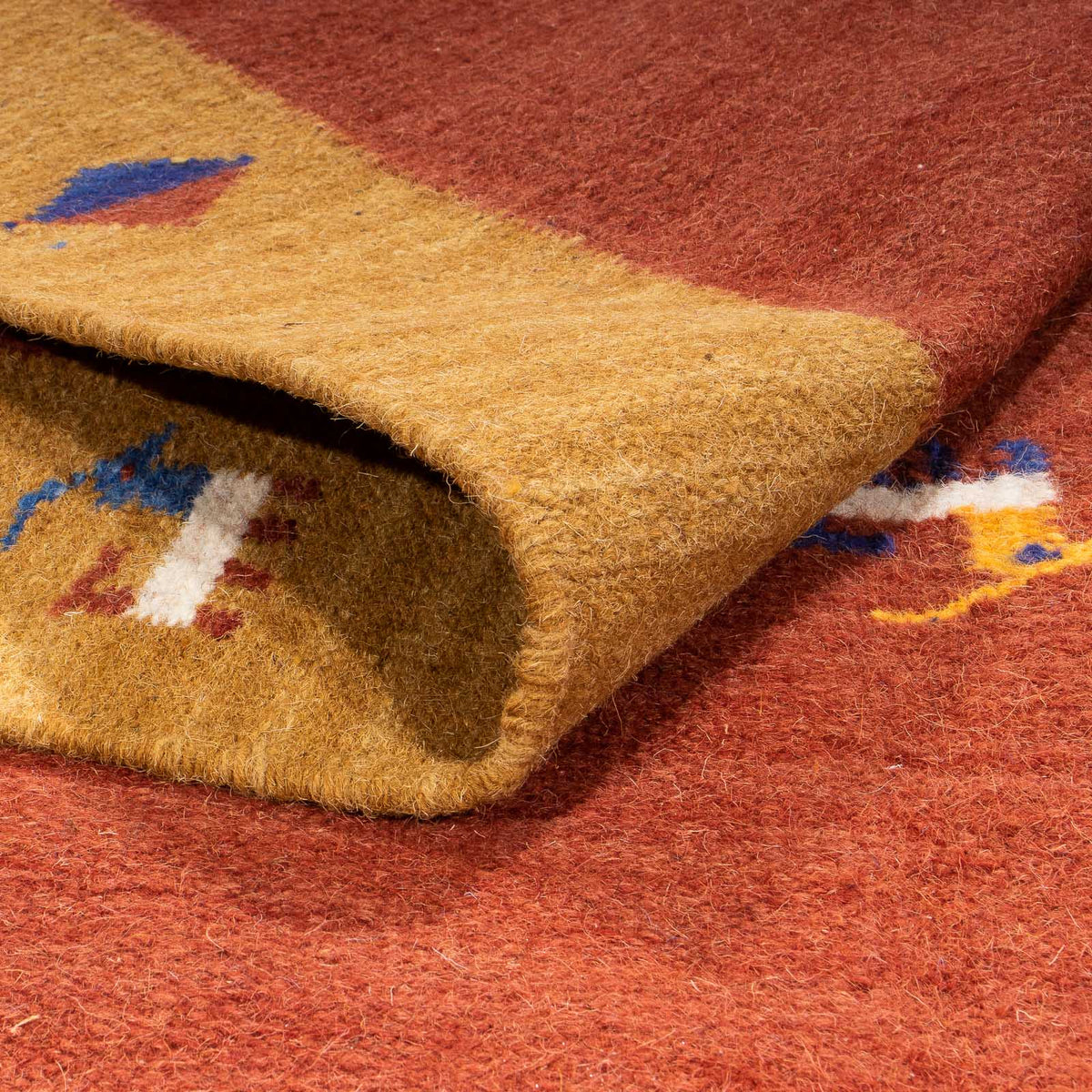 Kelim Teppich - Trendy 240 x 170 cm - dunkelrot