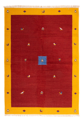 Kelim Teppich - Trendy 240 x 170 cm - dunkelrot