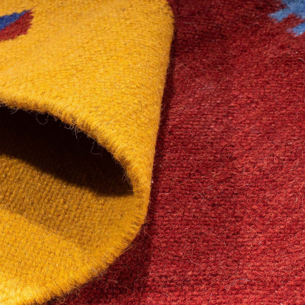 Kelim Teppich - Trendy 240 x 170 cm - dunkelrot