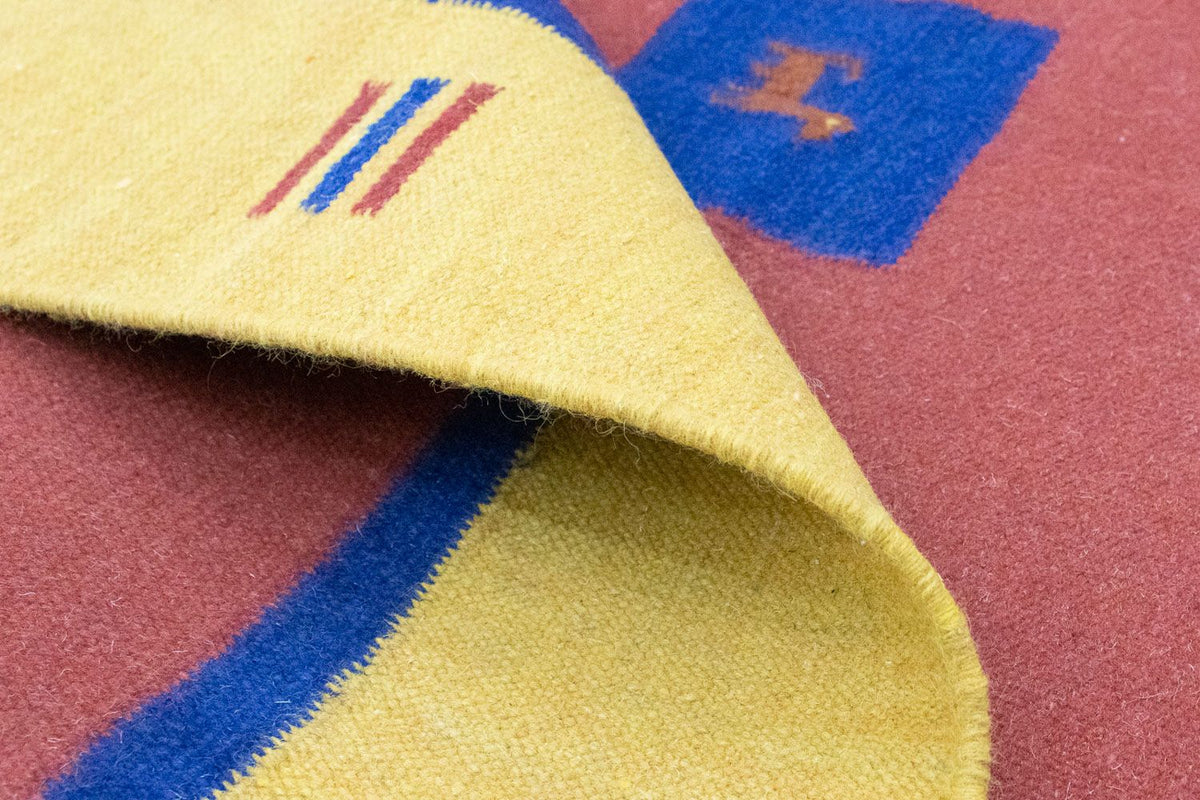 Kelim Teppich - Trendy 200 x 140 cm - rot