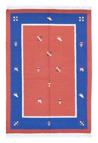 Kelim Teppich - Trendy 200 x 140 cm - orange