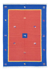 Kelim Teppich - Trendy 200 x 140 cm - orange