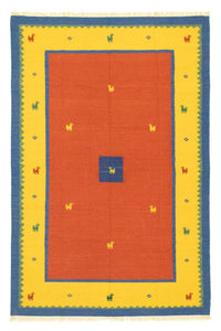 Kelim Teppich - Trendy 300 x 200 cm - orange