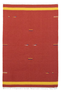 Kelim Teppich - Trendy 200 x 140 cm - rot