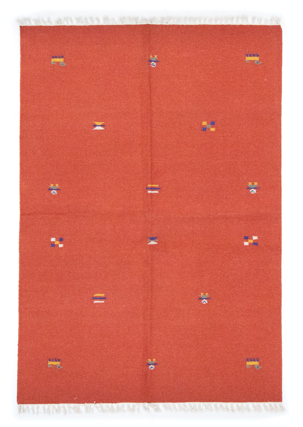 Kelim Teppich - Trendy 200 x 140 cm - orange