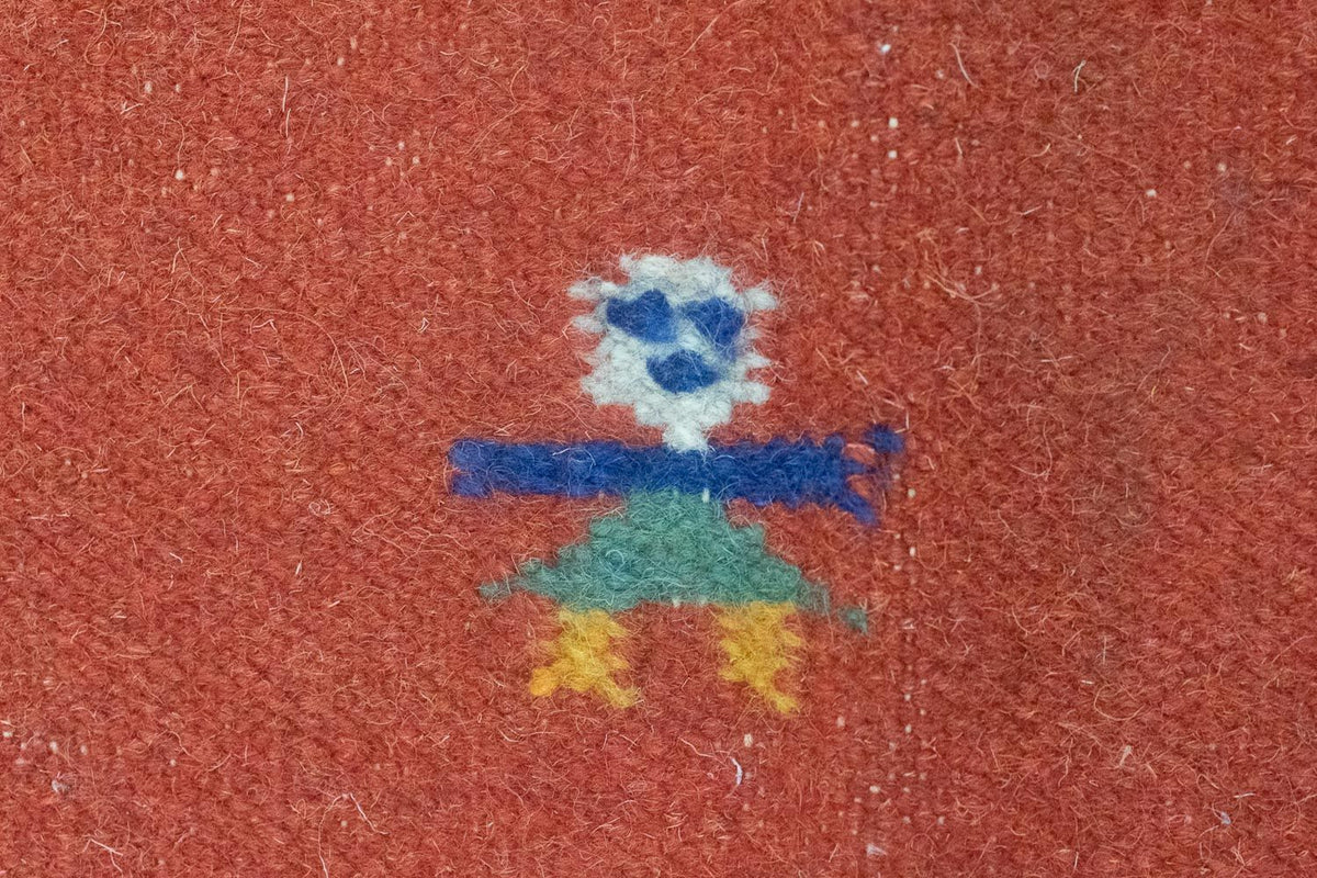 Kelim Teppich - Trendy 200 x 140 cm - orange