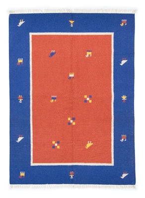 Kelim Teppich - Trendy 200 x 140 cm - orange