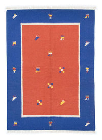 Kelim Teppich - Trendy 200 x 140 cm - orange