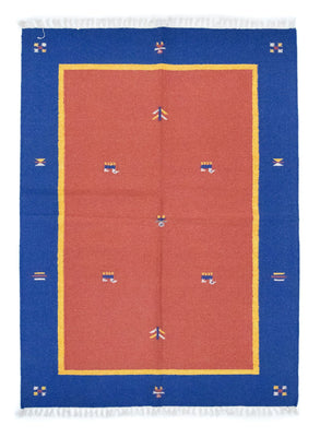 Kelim Teppich - Trendy 200 x 140 cm - rot