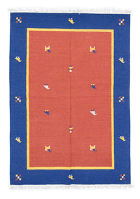 Kelim Teppich - Trendy 200 x 140 cm - orange