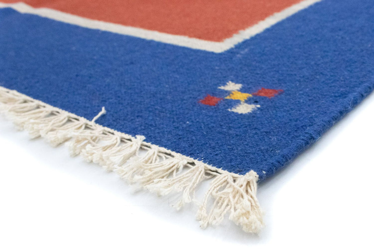 Kelim Teppich - Trendy 200 x 140 cm - orange