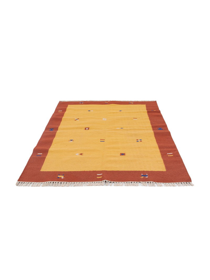 Kelim Teppich - Trendy - 240 x 170 cm - gold