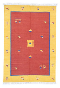 Kelim Teppich - Trendy 200 x 140 cm - orange