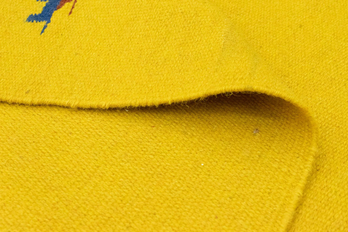 Kelim Teppich - Trendy 180 x 120 cm - gelb