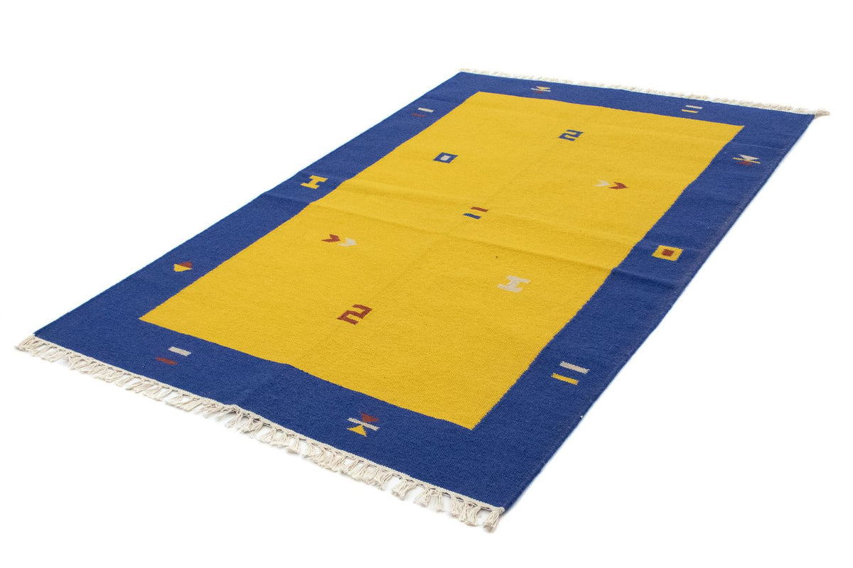 Kelim Teppich - Trendy 120 x 180 cm - gelb