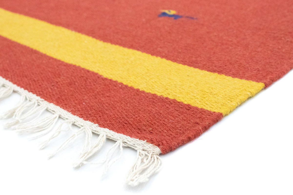 Kelim Teppich - Trendy 120 x 180 cm - rot