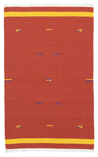 Kelim Teppich - Trendy 180 x 120 cm - rot