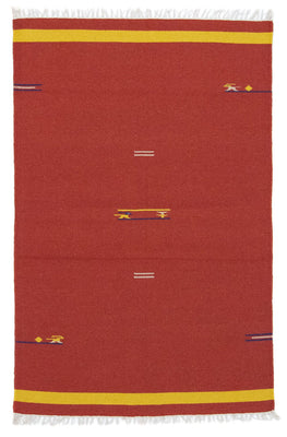 Kelim Teppich - Trendy 180 x 120 cm - rot