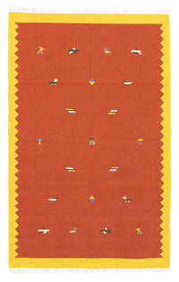Kelim Teppich - Trendy 180 x 120 cm - orange