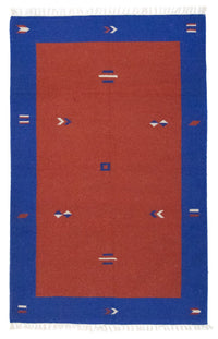 Kelim Teppich - Trendy 180 x 120 cm - rot