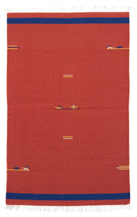 Kelim Teppich - Trendy 180 x 120 cm - rot