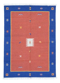 Kelim Teppich - Trendy 200 x 140 cm - rot