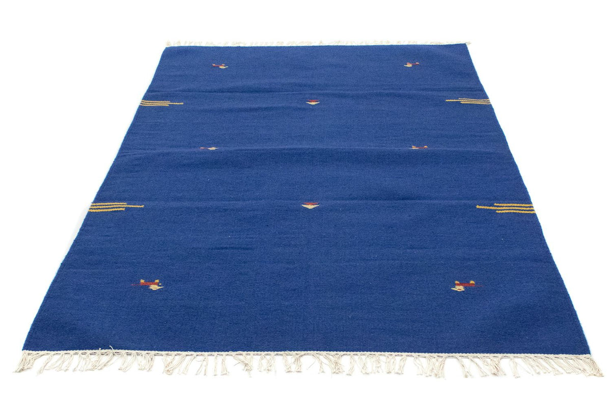 Kelim Teppich - Trendy 180 x 120 cm - blau